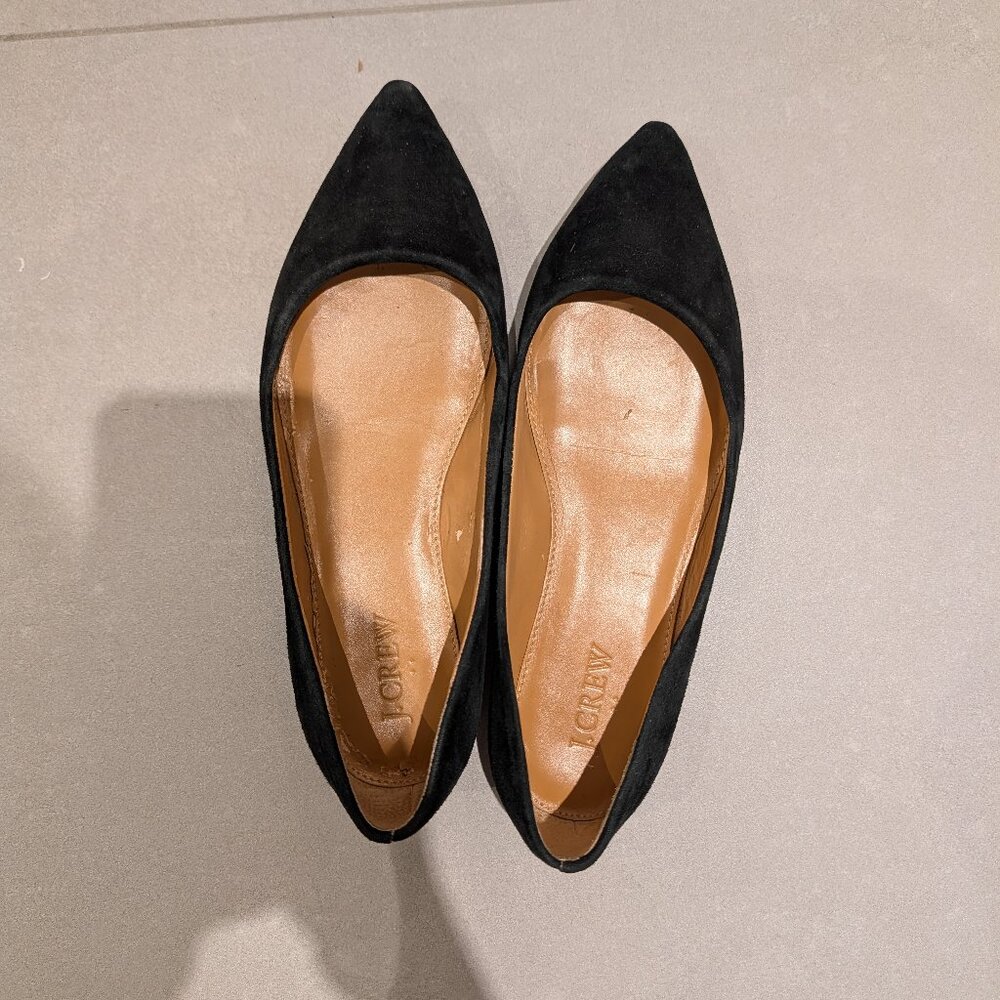 Suede Leather Ballet Flats